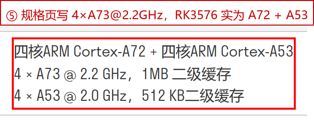07_规格_A73写成2.2GHz
